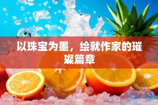 以珠宝为墨，绘就作家的璀璨篇章
