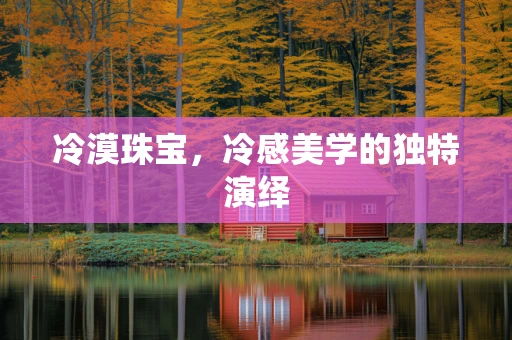 冷漠珠宝，冷感美学的独特演绎