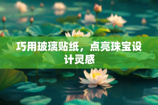 巧用玻璃贴纸，点亮珠宝设计灵感