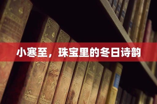 小寒至，珠宝里的冬日诗韵