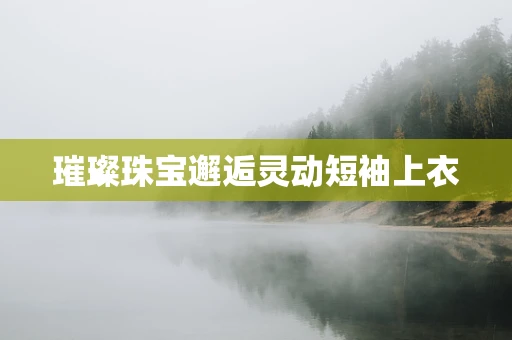 璀璨珠宝邂逅灵动短袖上衣