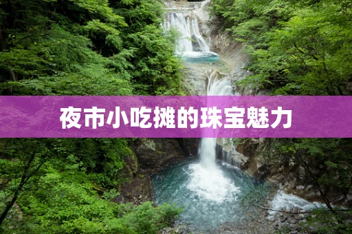 夜市小吃摊的珠宝魅力