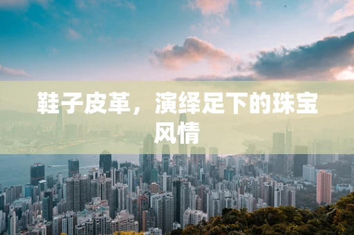 鞋子皮革，演绎足下的珠宝风情
