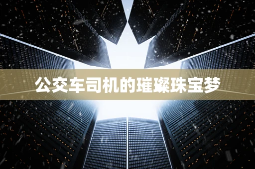 公交车司机的璀璨珠宝梦
