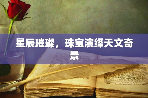 星辰璀璨，珠宝演绎天文奇景