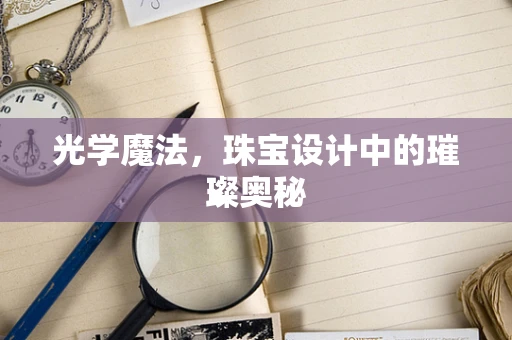 光学魔法，珠宝设计中的璀璨奥秘