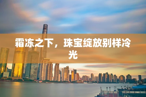 霜冻之下，珠宝绽放别样冷光