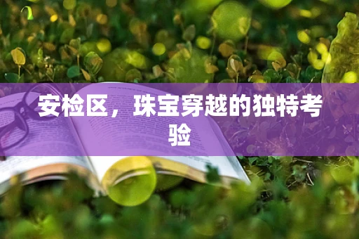 安检区，珠宝穿越的独特考验
