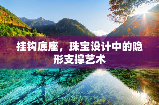 挂钩底座，珠宝设计中的隐形支撑艺术