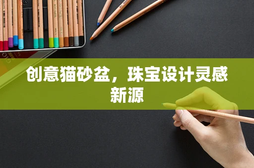 创意猫砂盆，珠宝设计灵感新源