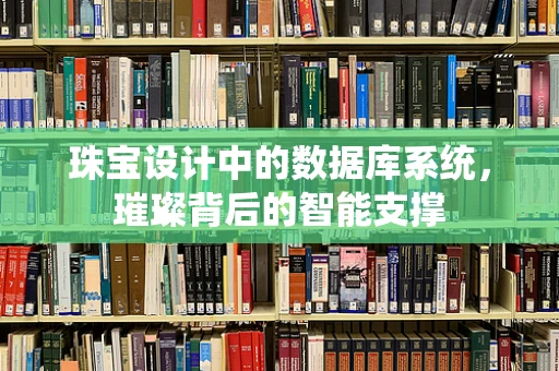 珠宝设计中的数据库系统，璀璨背后的智能支撑