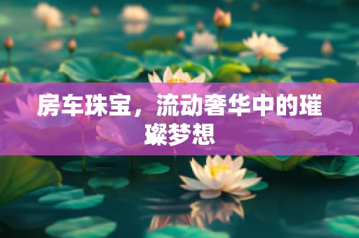 房车珠宝，流动奢华中的璀璨梦想