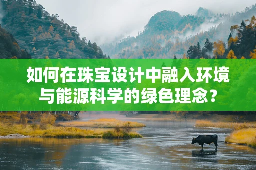 如何在珠宝设计中融入环境与能源科学的绿色理念？
