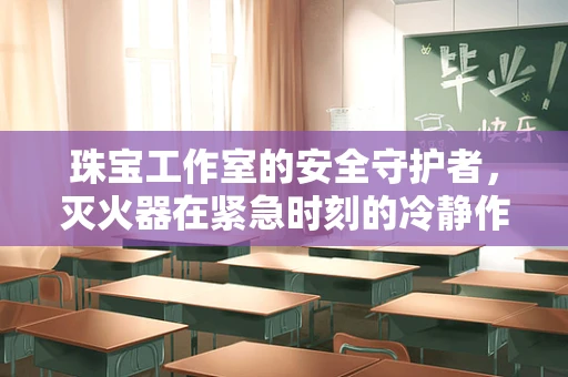 珠宝工作室的安全守护者，灭火器在紧急时刻的冷静作用