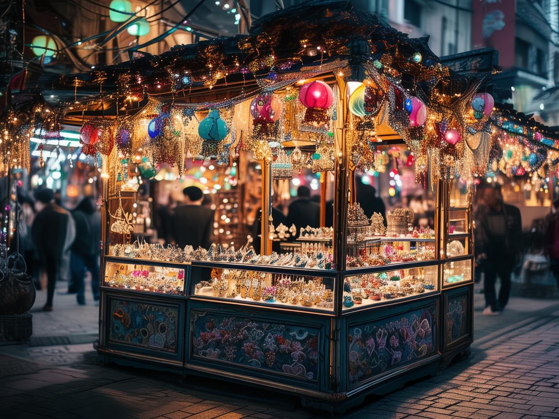 夜市摊位，珠宝设计的流动舞台？