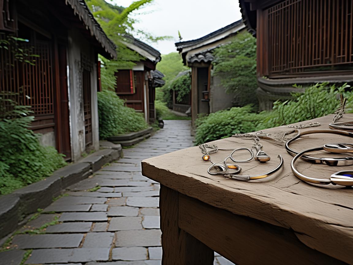 古镇街石板路，如何将传统韵味融入现代珠宝设计？