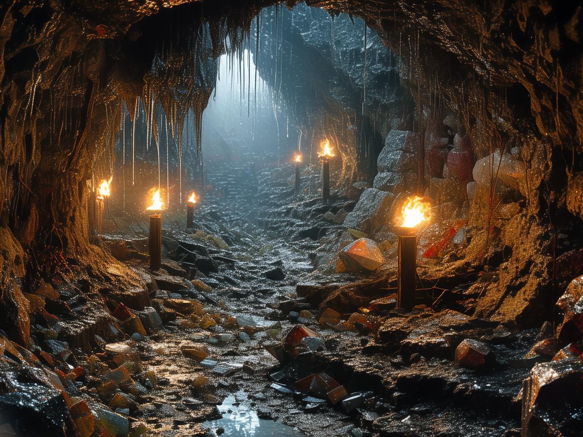 探秘矿井，珠宝背后的神秘旅程