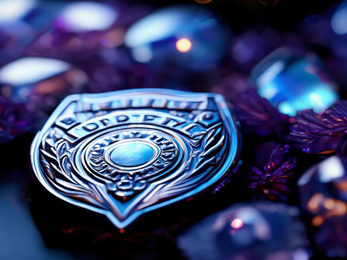 警徽闪耀，珠宝铸就的守护之光