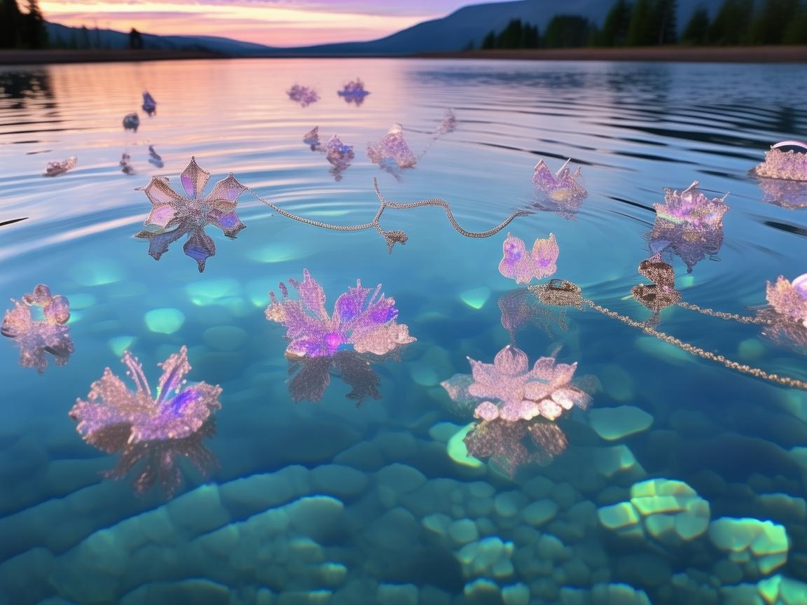 梦幻湖泊湖畔珠宝设计灵感