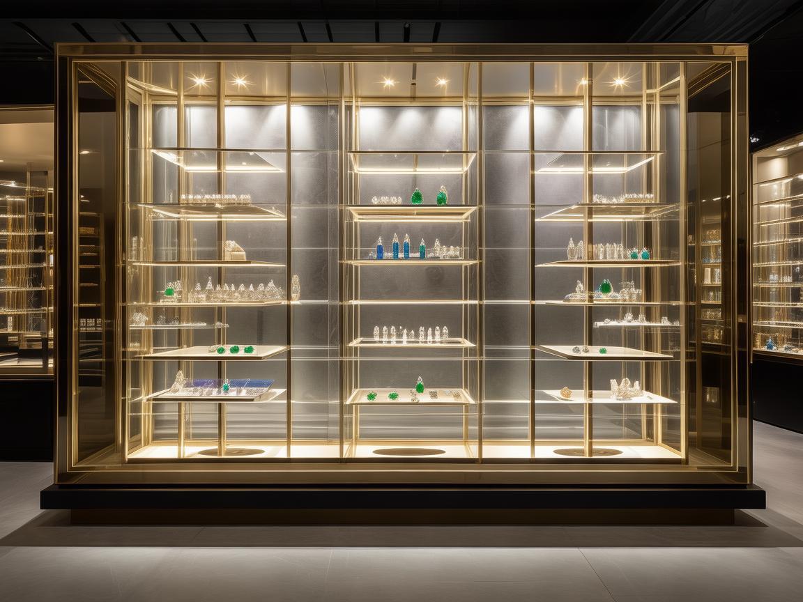 百货大楼的珠宝展柜，如何设计以吸引顾客？