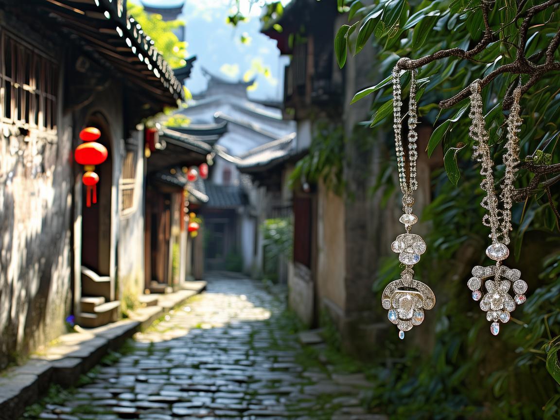 古镇韵味与现代珠宝设计的融合，传统与创新的碰撞