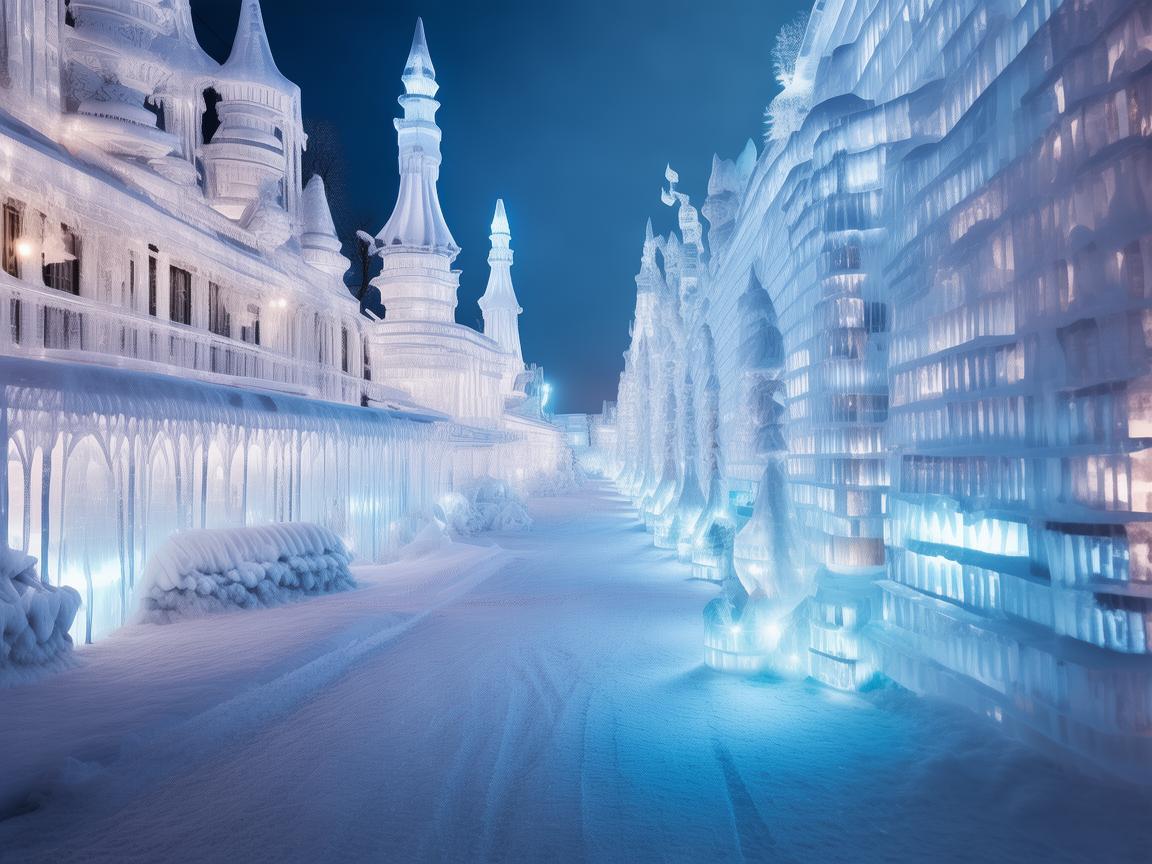 哈尔滨，冰雪雕琢的珠宝梦幻城