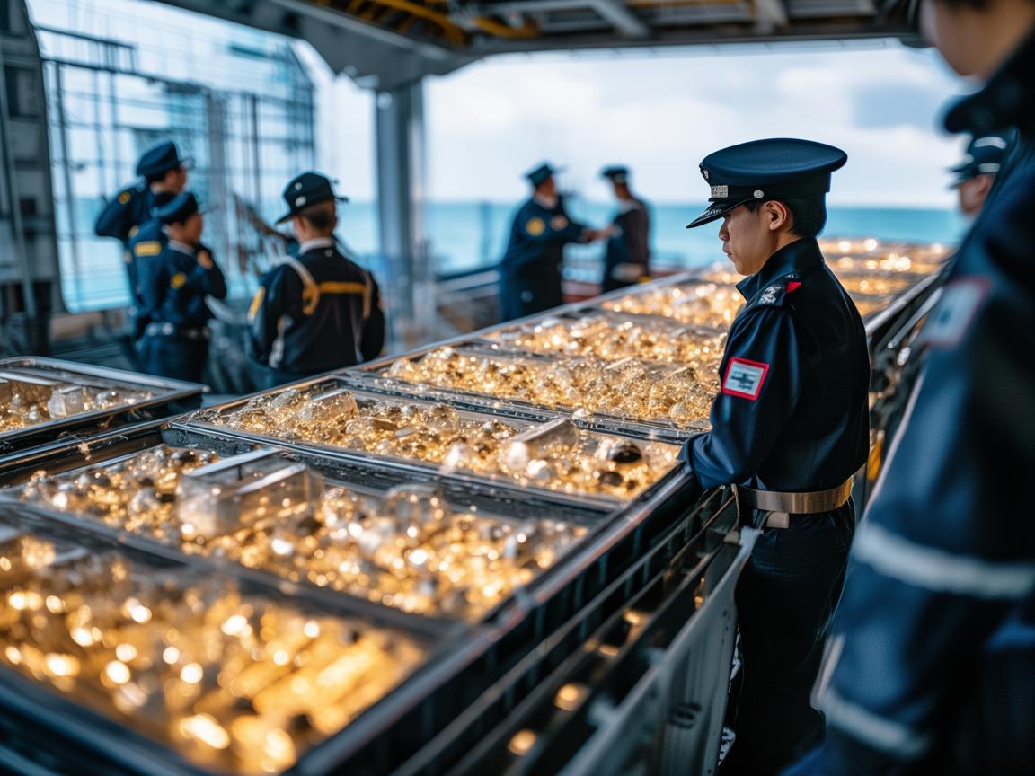 集装箱船上的珠宝运输，安全与效率的双重挑战
