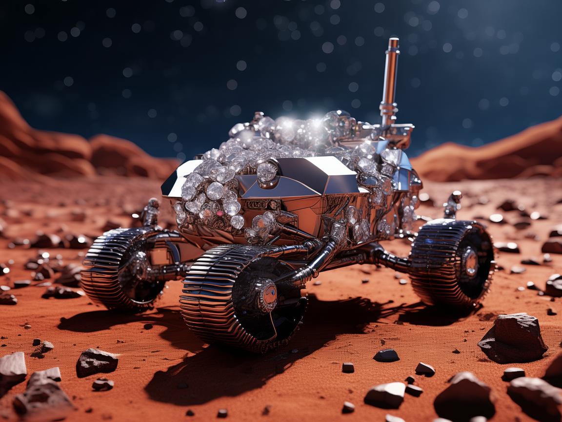 火星车上的璀璨时刻，如何确保珠宝在太空环境中的安全与魅力？