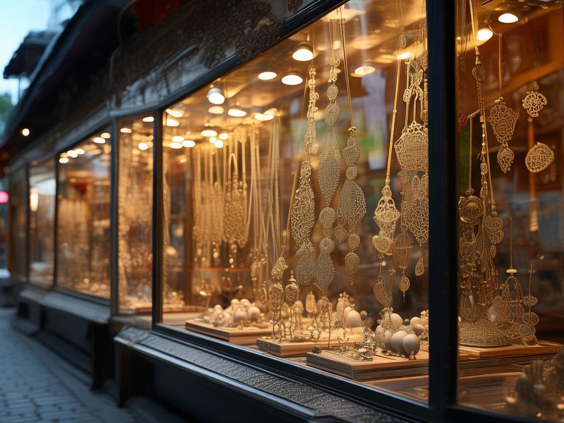 探索文化街上的手工艺品店，珠宝设计中的传统与现代融合
